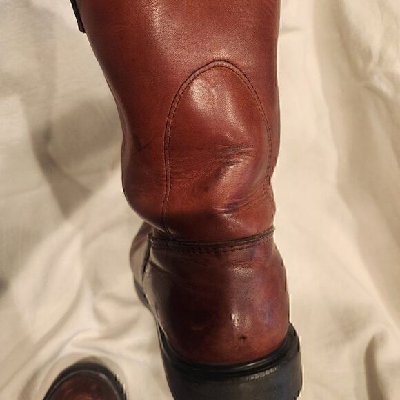 Vintage Red Wing Pecos pull on leather boot. Size 10 main image 7